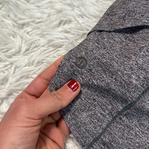 Lululemon Speed Up Short Long *4" Updated Fit Heather Lux Multi Black - Picture 4 of 7